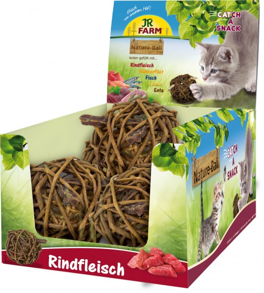 JR Cat Nature-Ball Rindfleisch 15 g